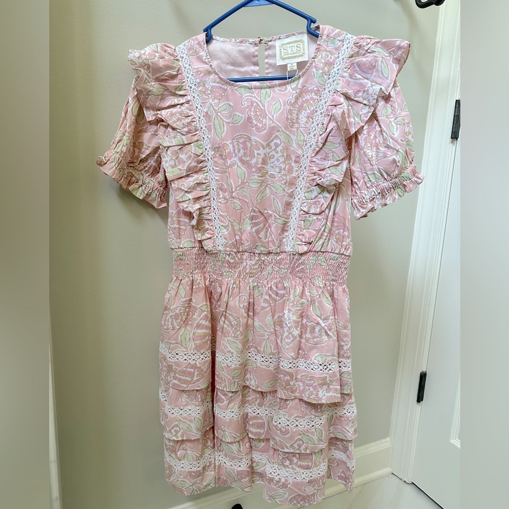 Sail To Sable Flutter Puff Sleeve Mini Dress - image 1